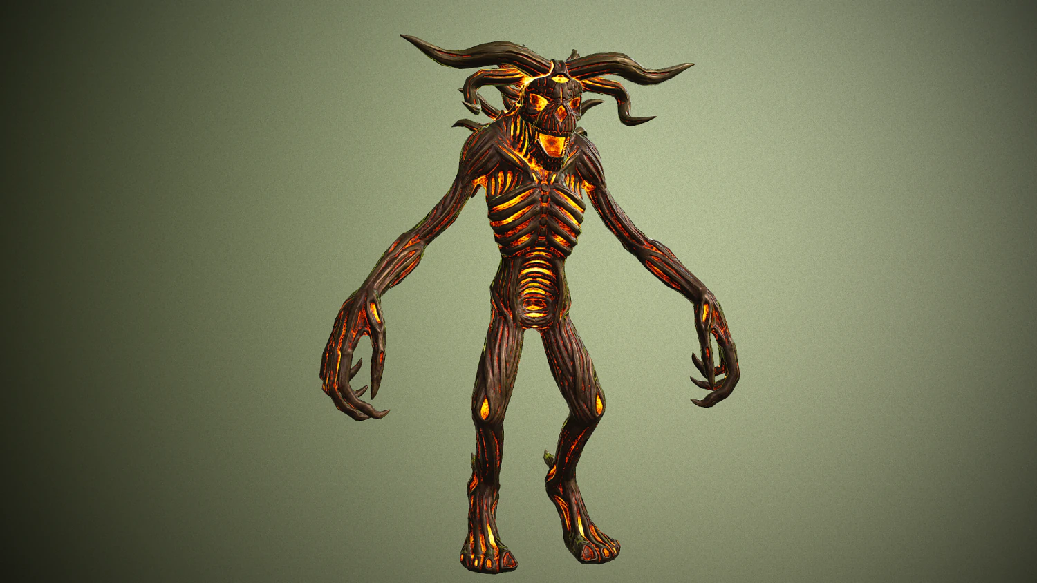 demon 3D Model .c4d .max .obj .3ds .fbx .stl .blend 