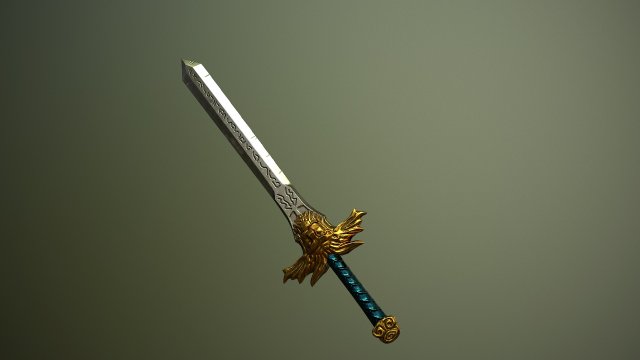 sword 3D 모델 .c4d .max .obj .3ds .fbx .stl .blend 