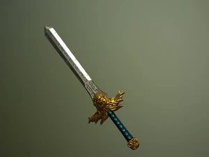 espada Modelo 3D