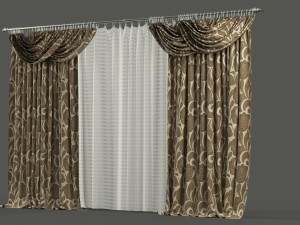 curtain Model 3D