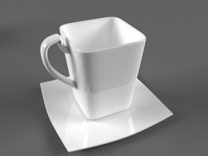coffee set Modèle 3D