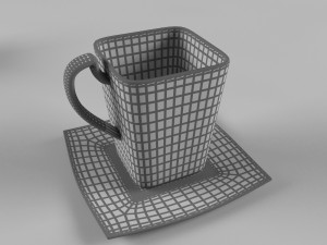 coffee set Modèle 3D