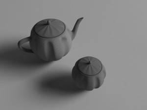 tea set for six Model 3D