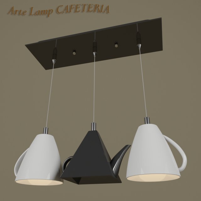 arte lamp cafeteria Modelo 3D .c4d .max .obj .3ds .fbx .stl .blend 