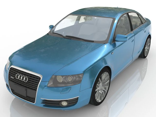 audia6 3D Model .c4d .max .obj .3ds .fbx .stl .blend 