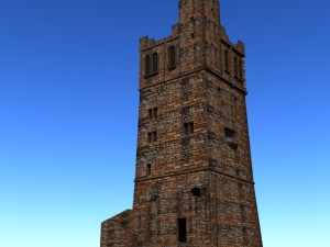castle tower 3D Модель