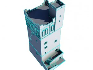 castle tower 3D Model