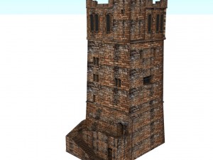 castle tower 3D Модель