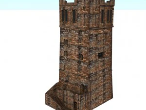 castle tower 3D Model