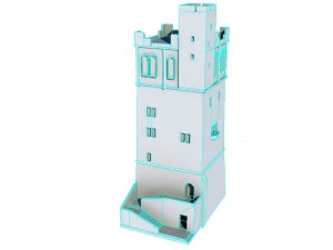 castle tower 3D Model