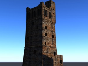 castle tower 3D Модель
