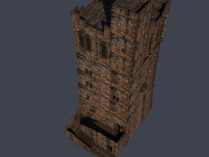 castle tower 3D Модель