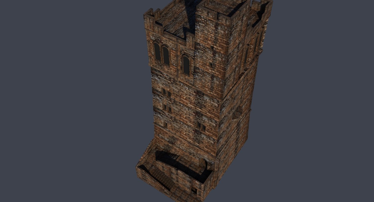 Castle Tower 3d Model In Buildings 3dexport
