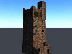 castle tower 3D Model