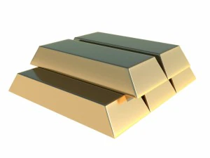 lingotto d'oro Modello 3D