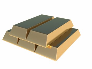 gold ingot 3D मॉडल