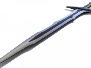 sword black dragon 3D Model