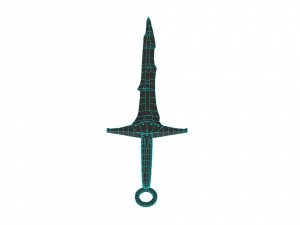 sword black dragon 3D Модель