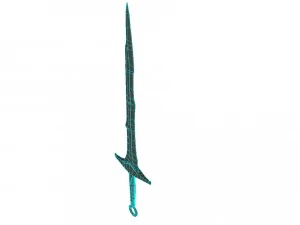 sword black dragon 3D Model