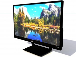 monitor hp 3D Modell