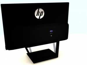 monitor hp 3D Modell