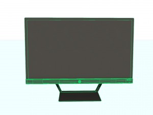 monitor hp 3D Modell