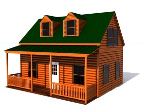 wood house 3D Model
