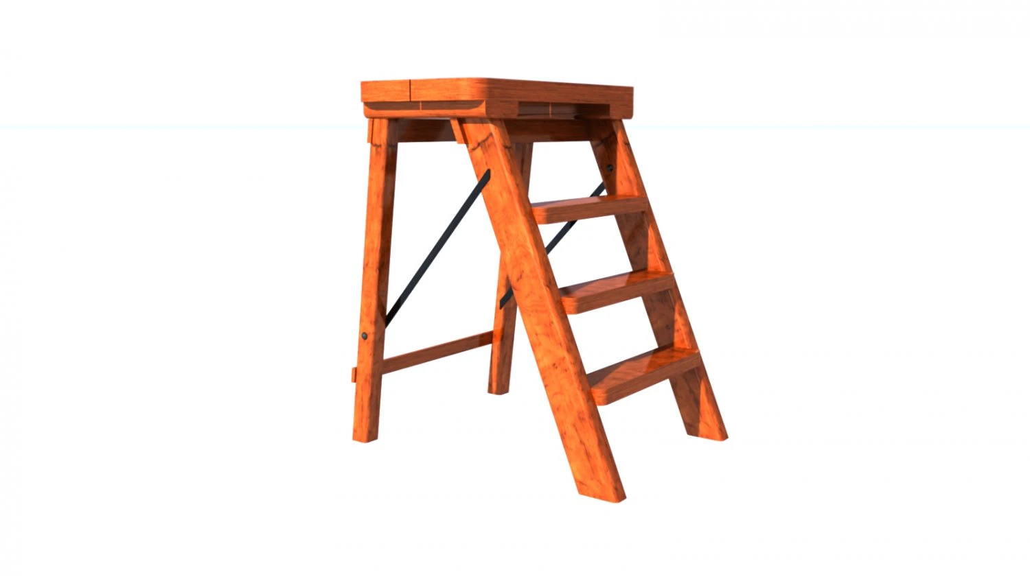ladder 3D Model .c4d .max .obj .3ds .fbx .stl .blend