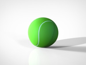 tennis ball Modello 3D