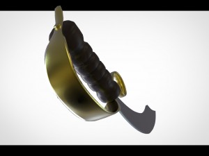 pirate sword Model 3D