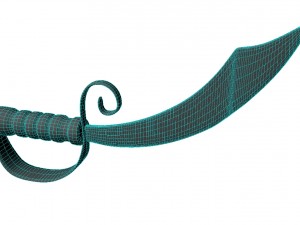 pirate sword Model 3D