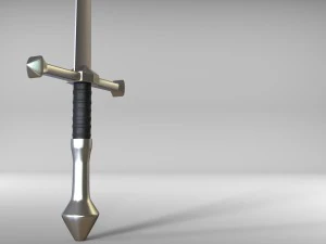 鋼の剣 3Dモデル