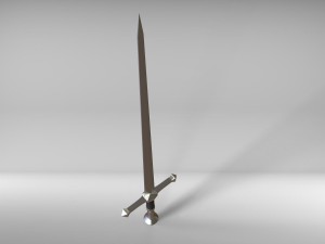 steel sword 3D Модель