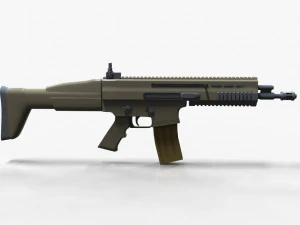 असॉल्ट राइफल स्कार एल 3D मॉडल