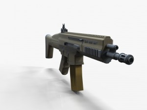 assault rifle scar l Modelo 3D