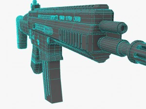 assault rifle scar l 3D Model