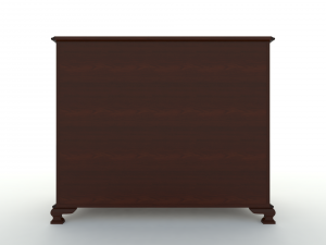 wooden chest of drawers 3D Model