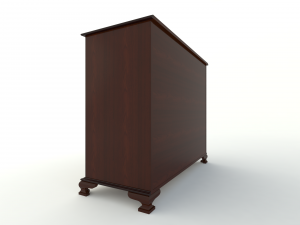 wooden chest of drawers 3D Model