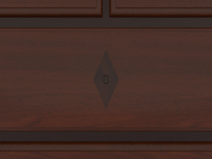 wooden chest of drawers 3D Model