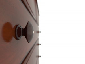 wooden chest of drawers 3D Model