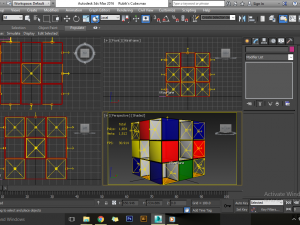 rubiks illuminated cube 3D Модель