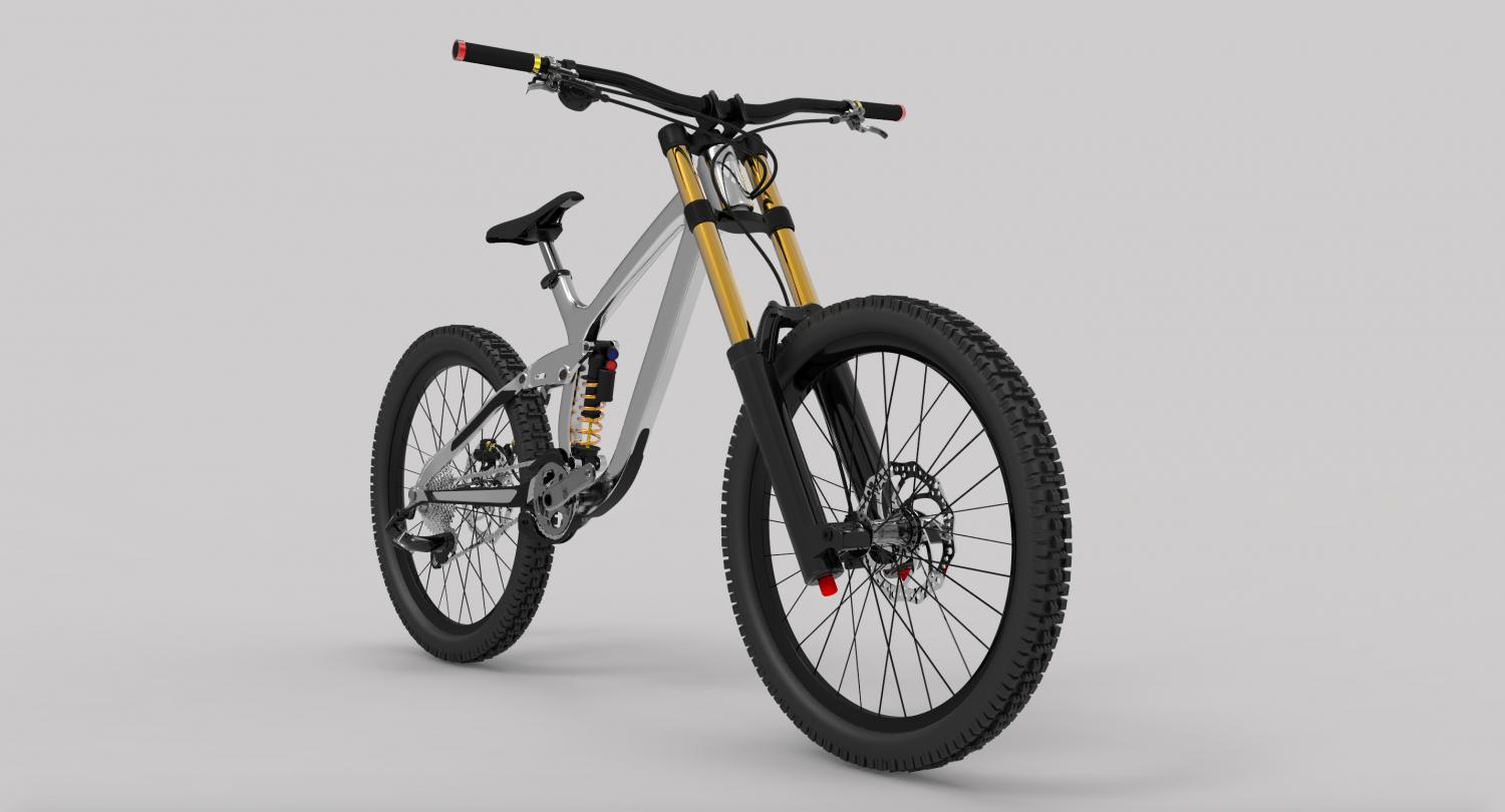 mountain bike dh generic Modelo 3D 3DExport