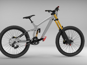 mountain bike dh generic 3D 模型