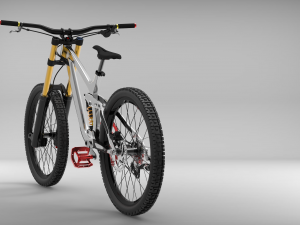 mountain bike dh generic 3D 模型