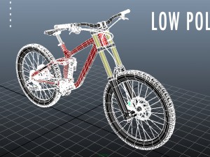 mountain bike dh generic 3D 模型