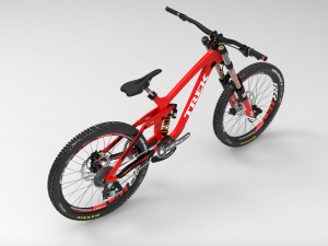 mountain bike dh generic 3D 模型