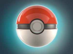pokemon balls red yllow blue 3D 모델