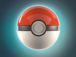 bolas de pokemon rojo amarillo azul Modelo 3D