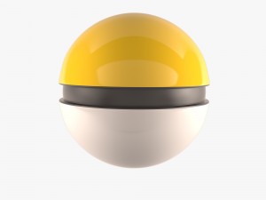 pokemon balls red yllow blue 3D 模型