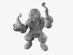 board game character model mage sculpture 3ds 3D Model